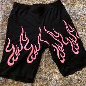 Flame Biker short